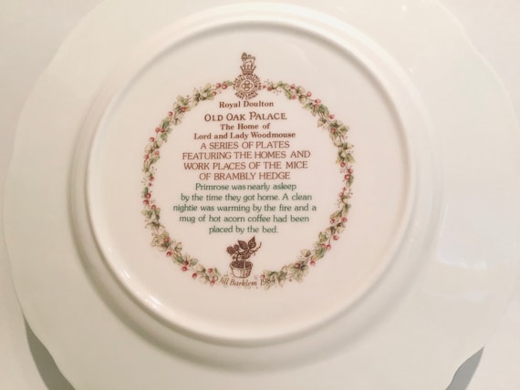 ブランブリー ヘッジ オールド オーク パレス プレート、ロイヤル