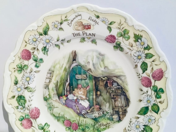 ロイヤルドルトン ブランブリーヘッジ THE PLAN プレート Brambly Hedge The Plan プレート、Royal Doulton Brambly Hedge 8