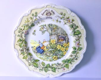 Brambly Hedge 1999 Year Plate, Royal Doulton 8 Inch Plate - Etsy UK