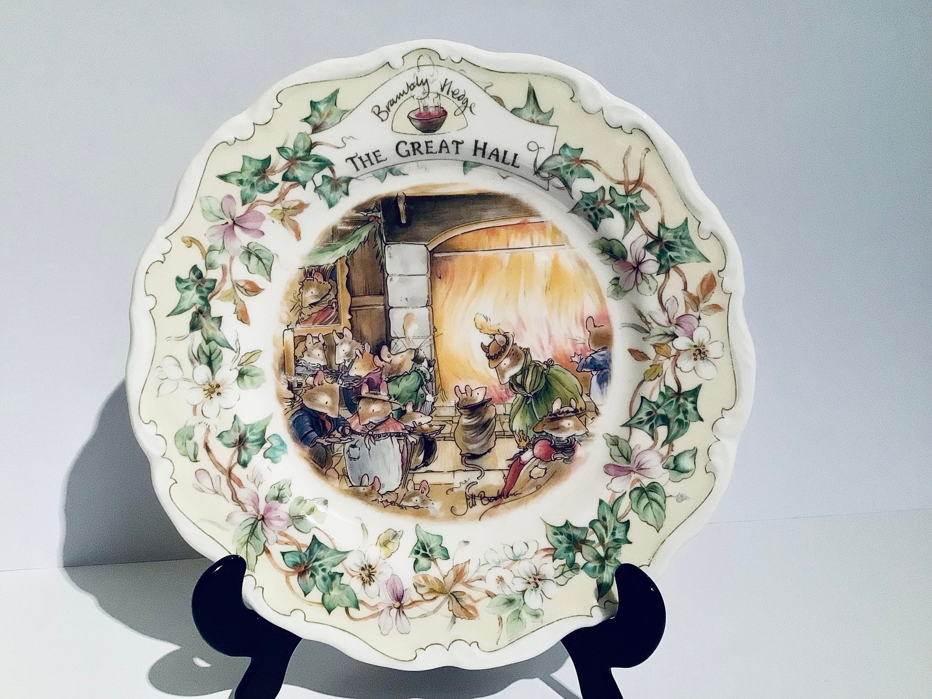 Brambly Hedge the Great Hall Plate, Royal Doulton Brambly Hedge