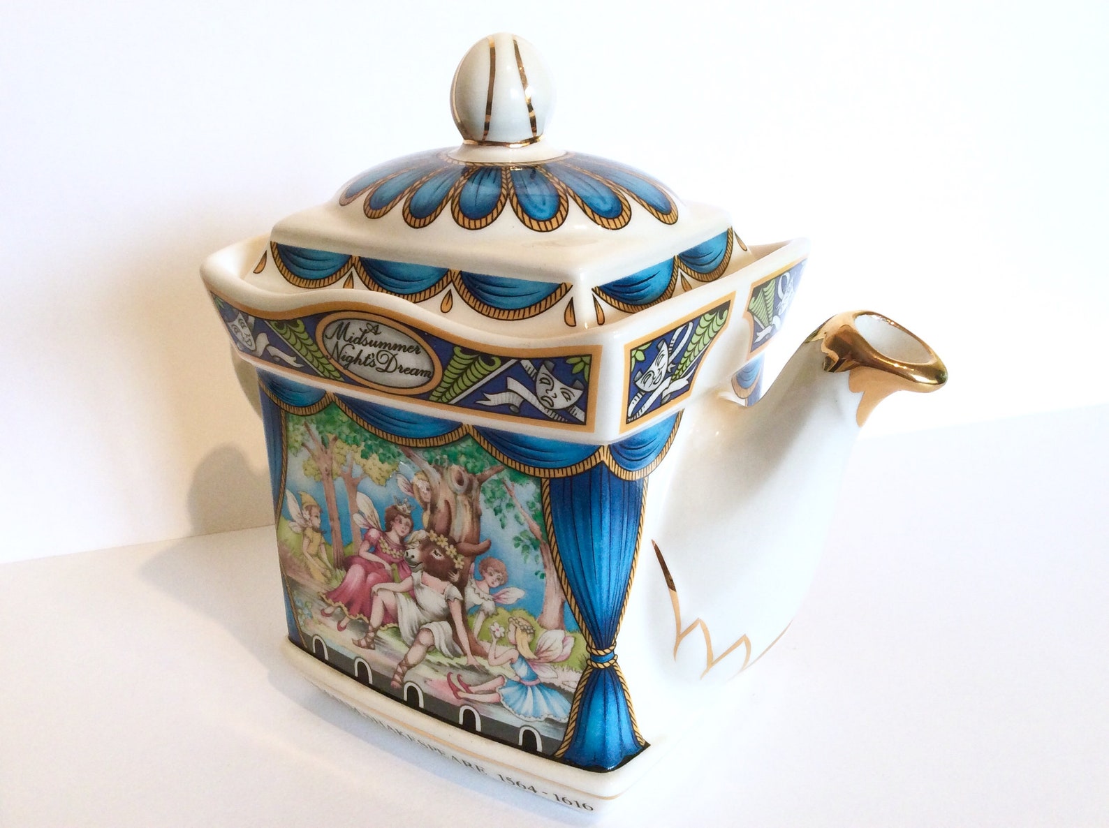 Sadler Shakespeare Teapot Sadler Midsummer Nights Dream Etsy
