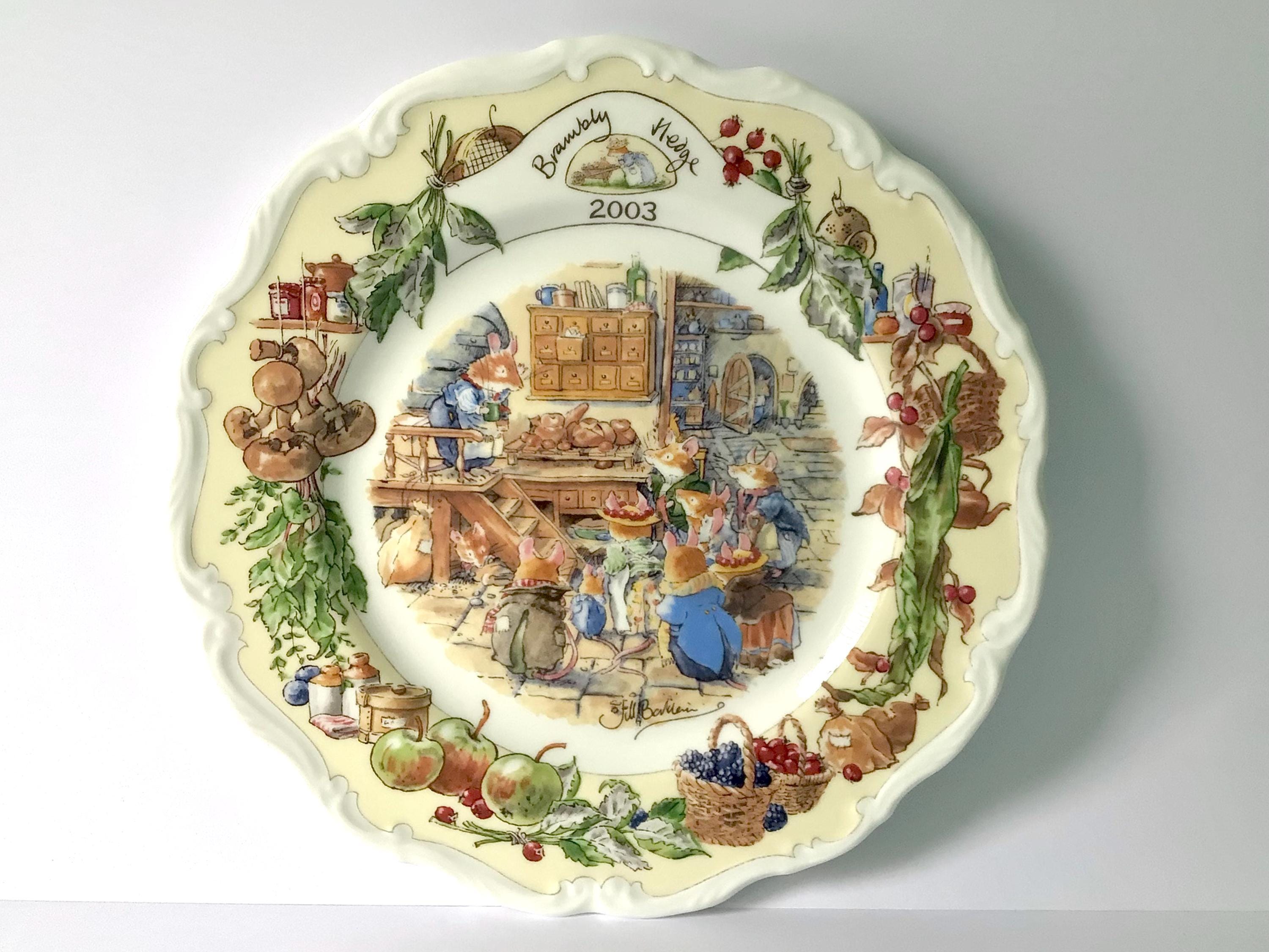 Bramble Hedge Plate - Etsy