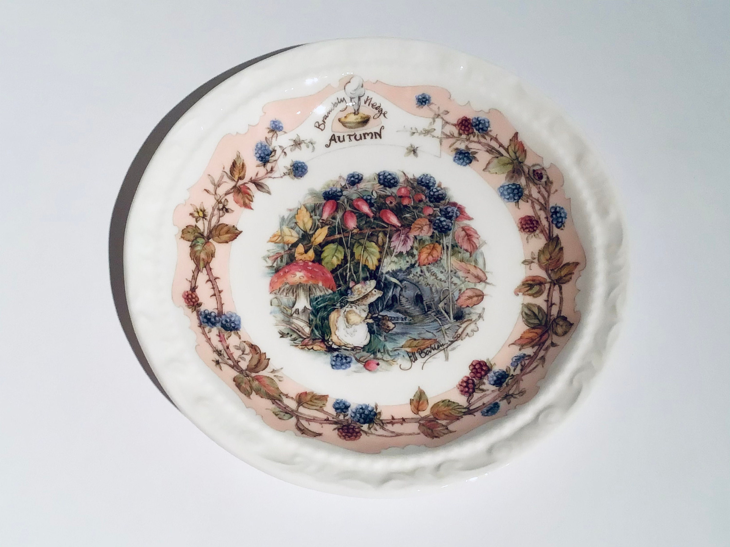 Brambly Hedge Four Seasonsコースター4枚、Royal Doulton 4インチ