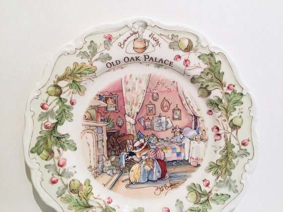 Brambly Hedge Old Oak Palace Plate, Royal Doulton Brambly Hedge