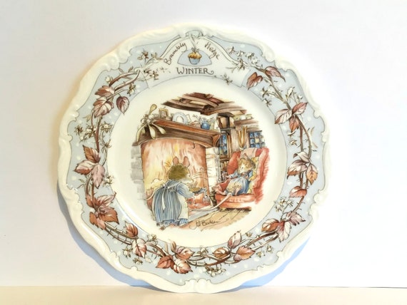 Brambly Hedge 'the Wedding' Collector's Plate -  UK