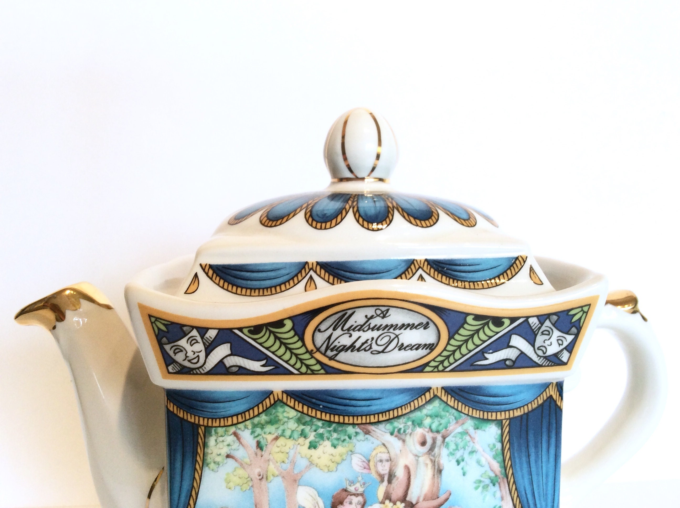 Sadler Shakespeare Teapot Sadler Midsummer Nights Dream Etsy