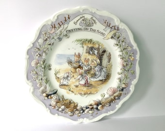 ブランブリーヘッジ　WHERER'S PRIMROSE プレート B用に予約…Brambly Hedge Where's Primrose プレート、Doulton Brambly