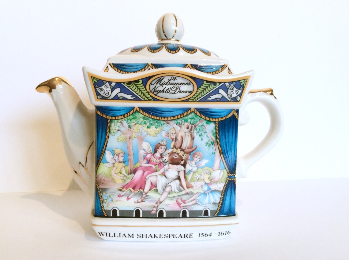 Sadler Shakespeare Teapot Sadler Midsummer Nights Dream Etsy