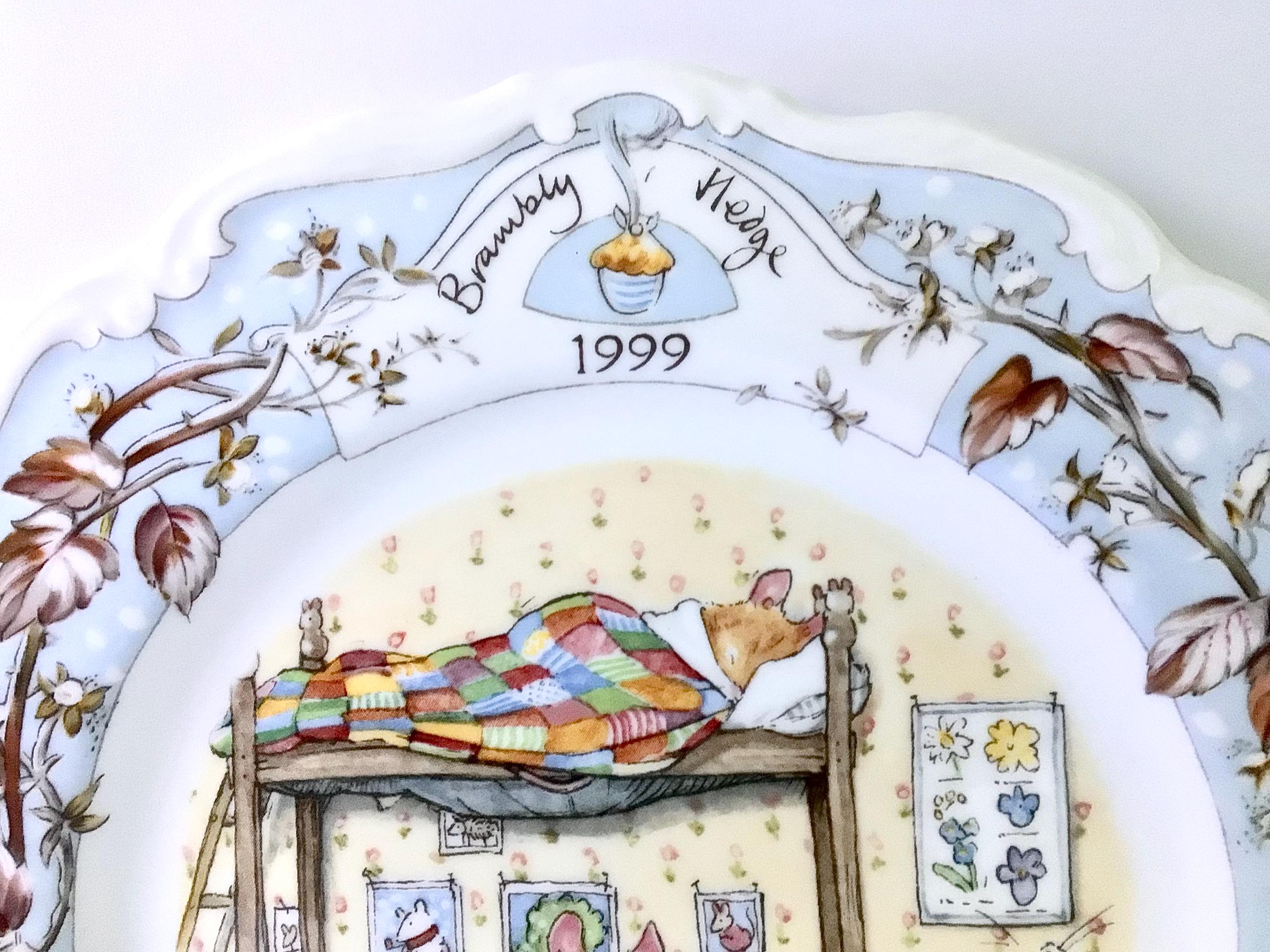   Brambly Hedge 1999 プレート Brambly Hedge 1999 Year Plate, Royal Doulton 8 Inch Plate - Etsy