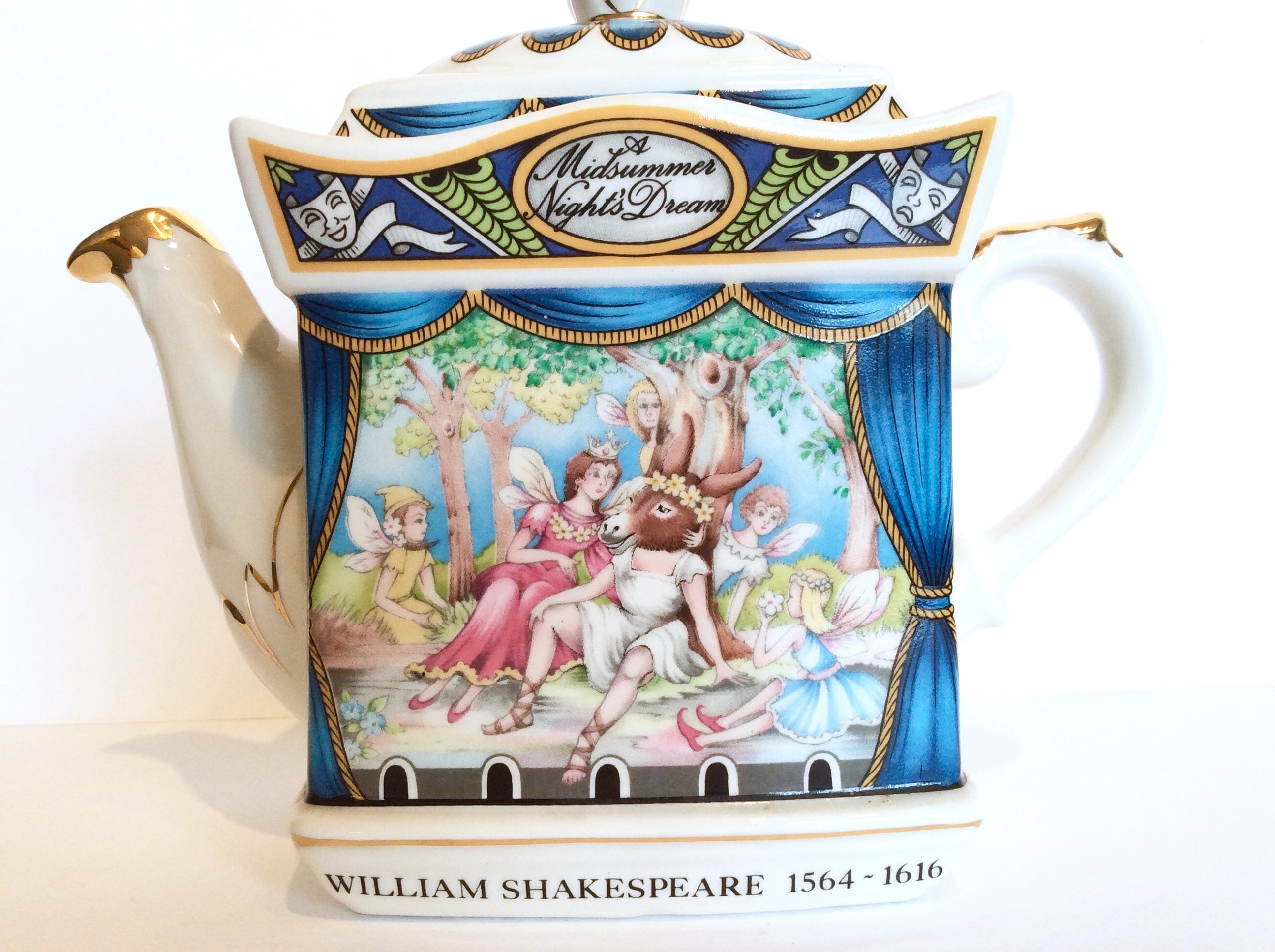 Sadler Shakespeare Teapot Sadler Midsummer Nights Dream Etsy