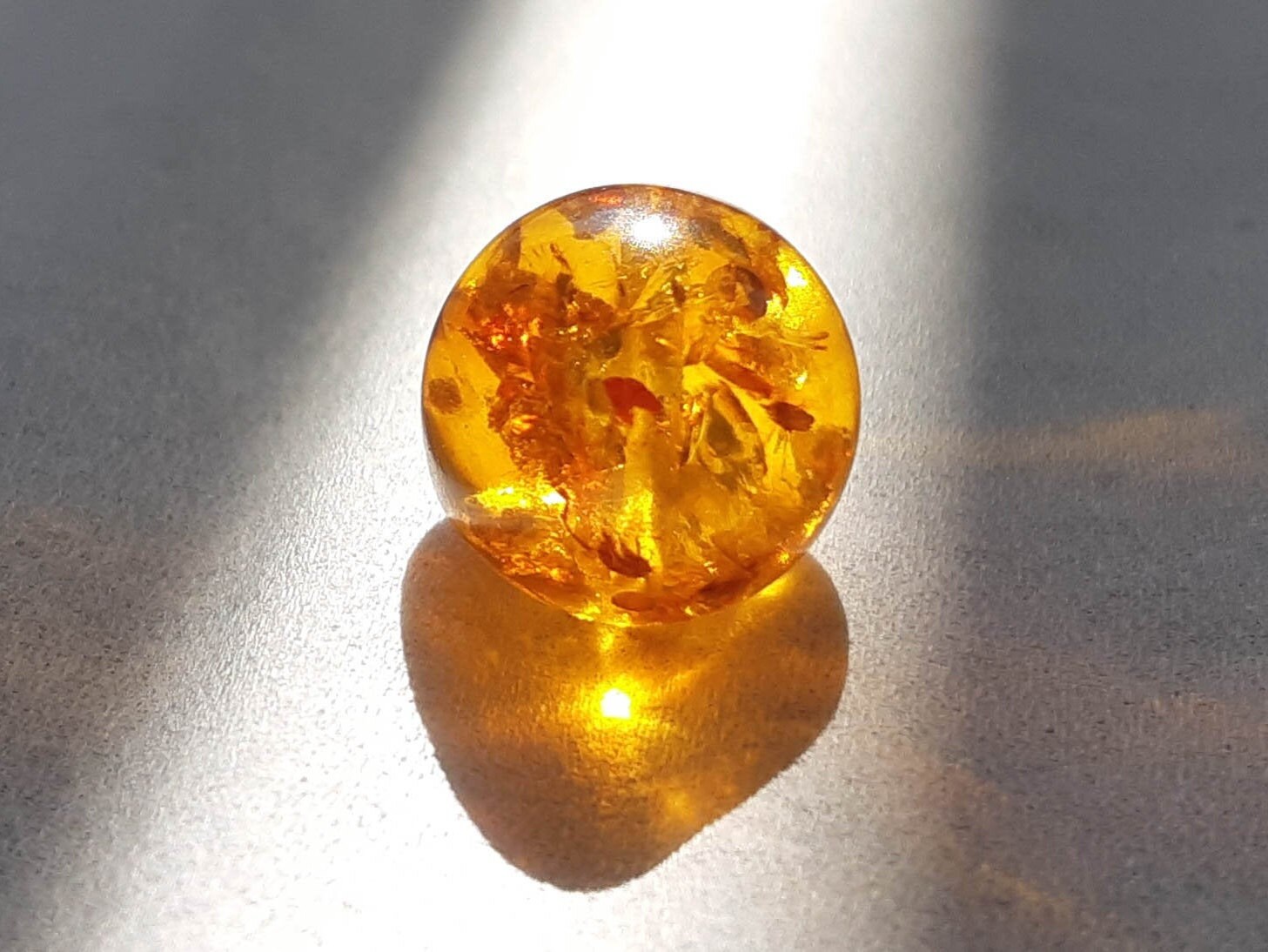10 Beads Baltic Amber 6mm Round Drilled Cognac Alluregem E1276