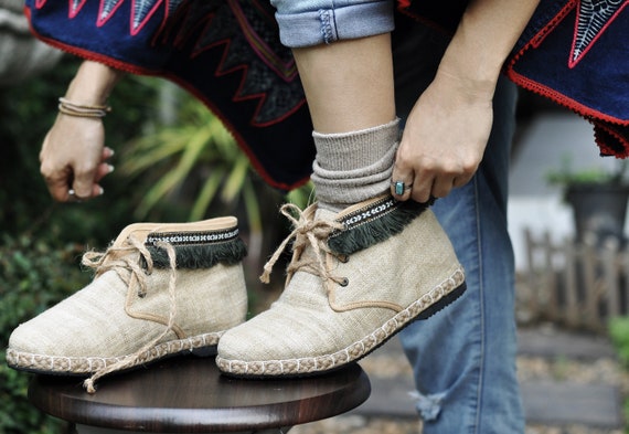 bohemian ankle boots