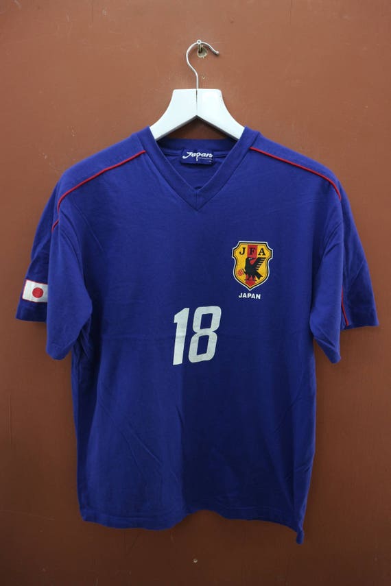 Vintage Japan JFA No.18 Shinji Ono Jersey TShirt Football Etsy
