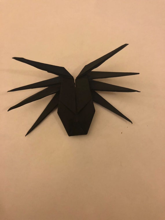 Origami Spiders 6 In 1 Pack With Optional Colour Paper Spiders Spiders For Decoration Origami Decors Origami Party Supplies