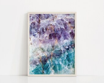 crystal print etsy