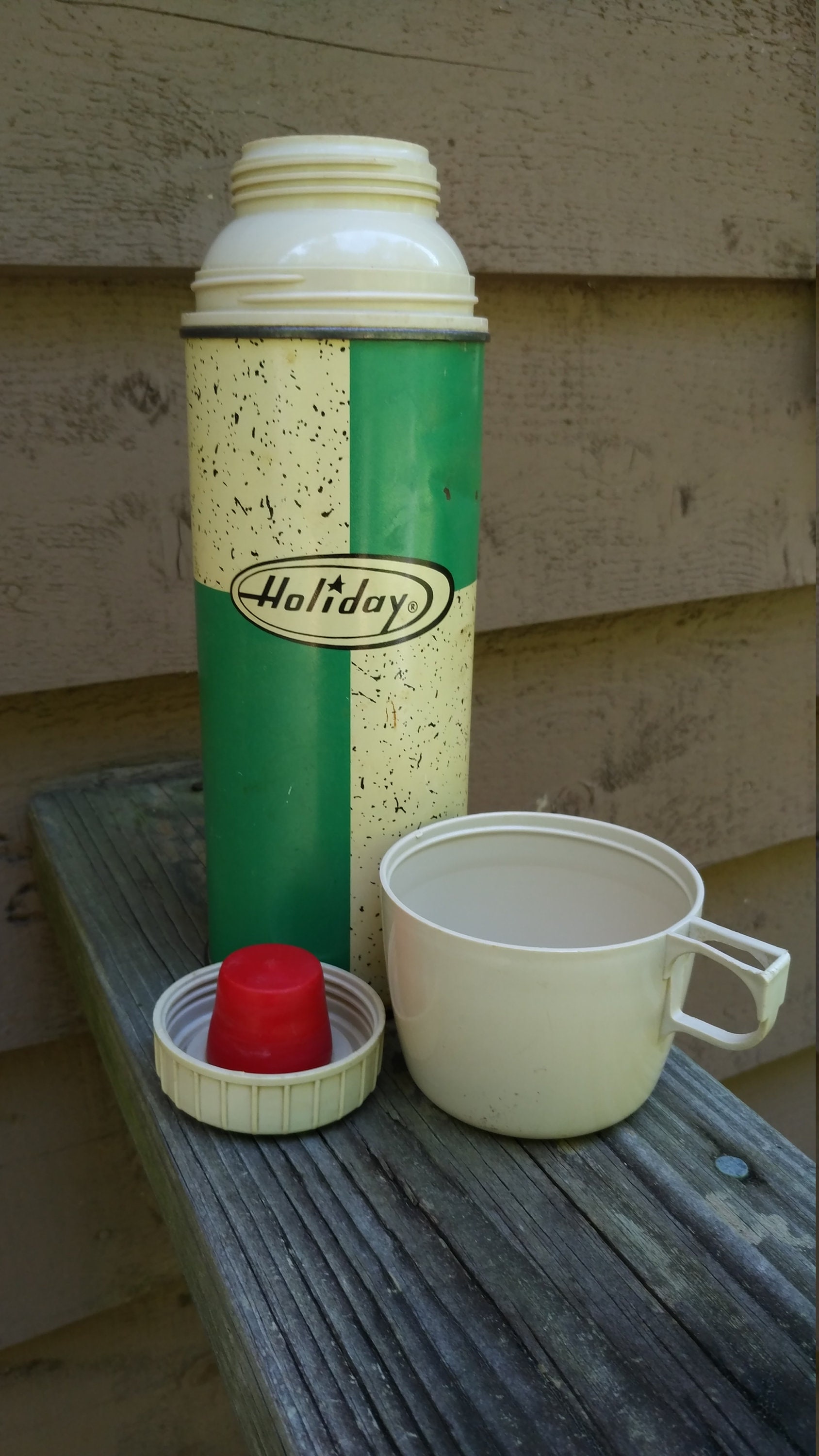 Thermos Holiday Vintage Great for decor or Etsy