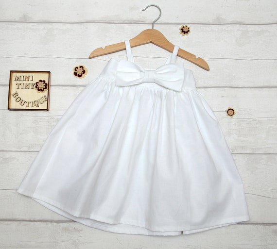 cotton baptism dress