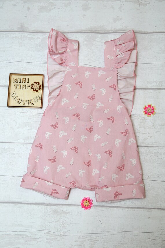 baby girl easter romper