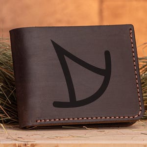 Final Fantasy Summoner Leather Wallet Christmas Gift for Gamer Gifts For Boyfriend Personalized Billfold Wallet Gift For Him / Gift For Guys