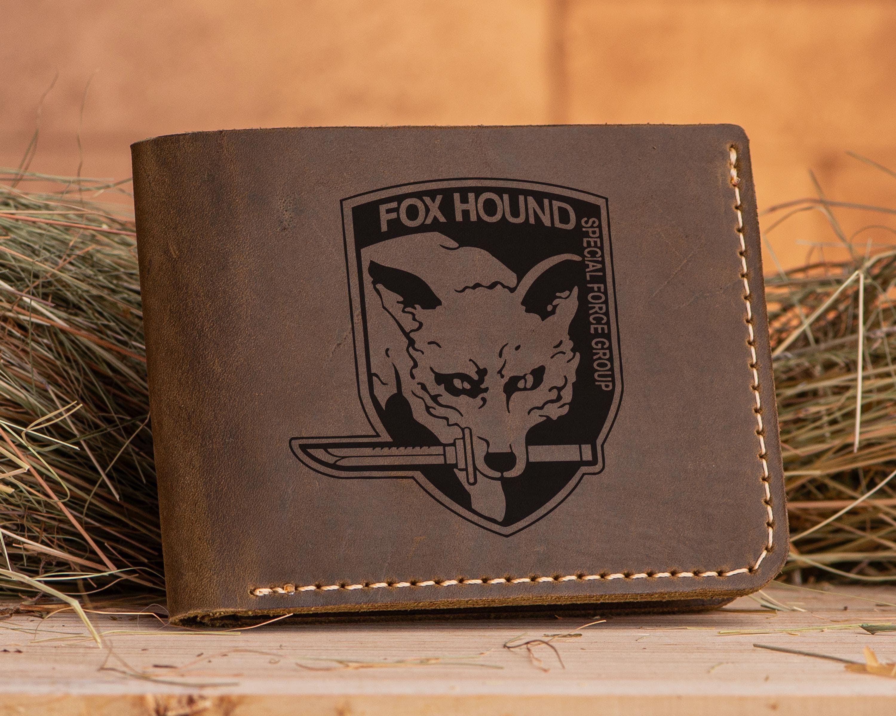 Metal Gear Solid Wallet Fox Hound Christmas Gift for Gamer