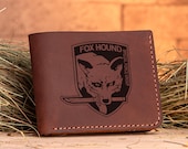 Metal Gear Solid Wallet Fox Hound Christmas Gift for Gamer