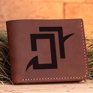 Final Fantasy Astrologian Leather Wallet Christmas Gift for Gamer Gifts For Boyfriend Personalized Billfold Wallet Gift For Him / For Guys