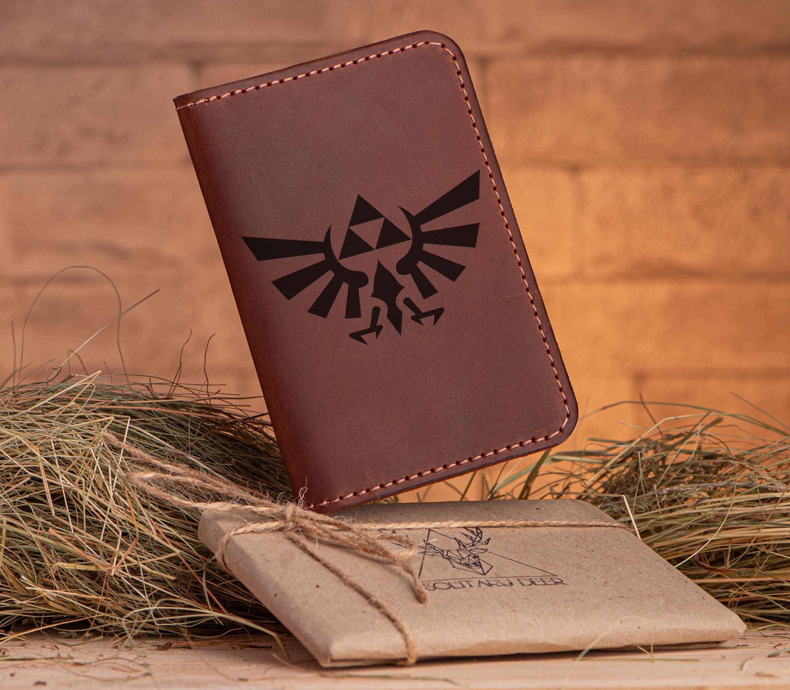 Zelda Passport Wallet Custom Gamer Gift Leather Passport