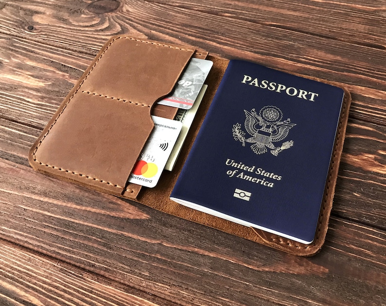 Personalized Passport Cover Leather Passport Holder Passport Etsy