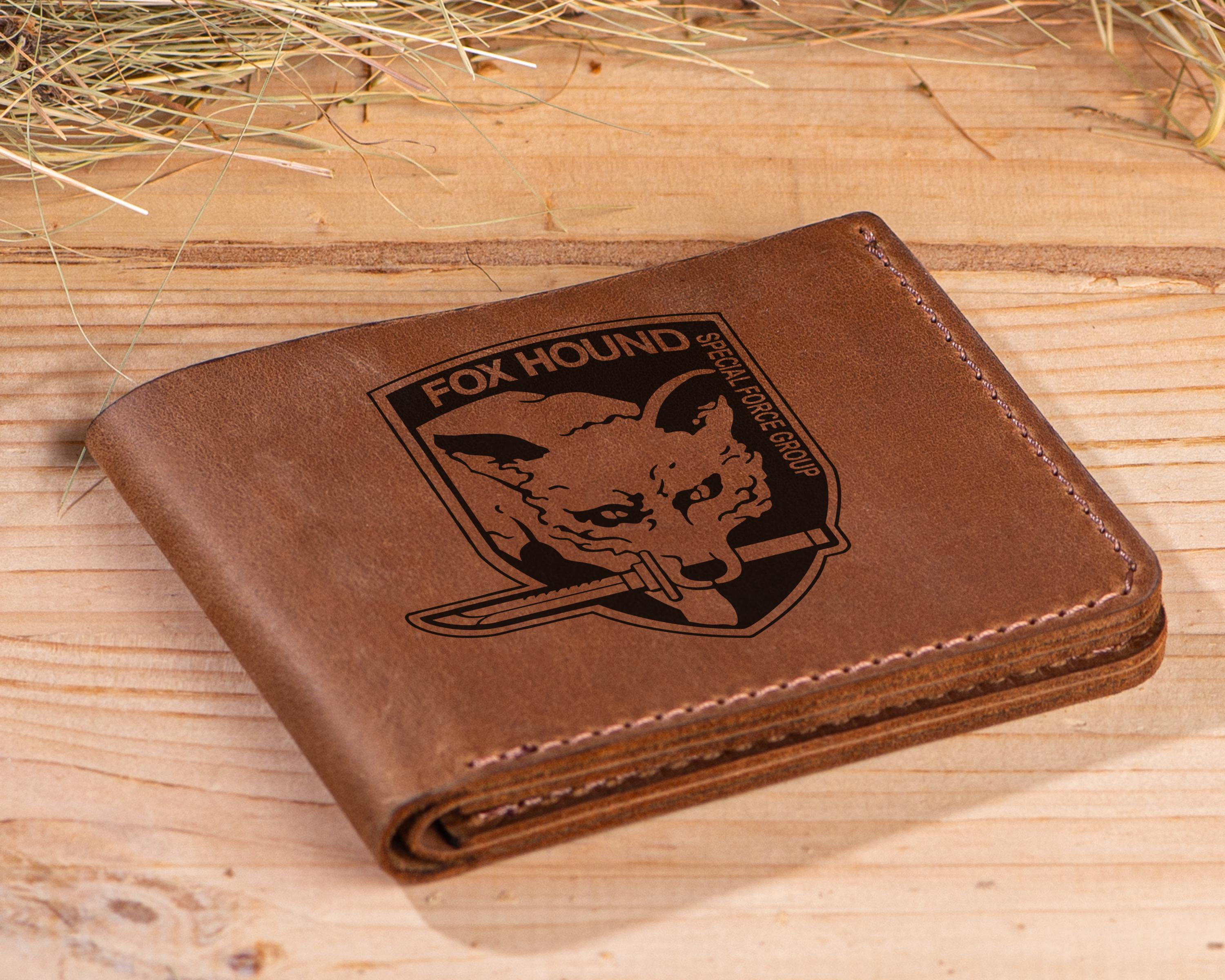 Metal Gear Solid Wallet Fox Hound Christmas Gift for Gamer