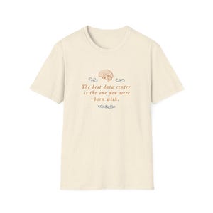 Brain Power Anti-Data Center Statement Tee image 3