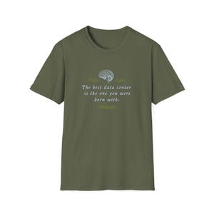 Brain Power Anti-Data Center Statement Tee image 1