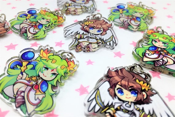 Kid Icarus Charms Etsy