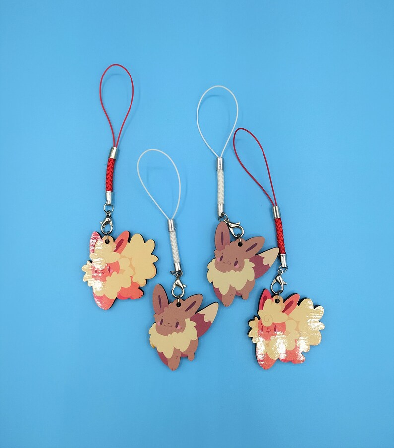 Wooden poke charms