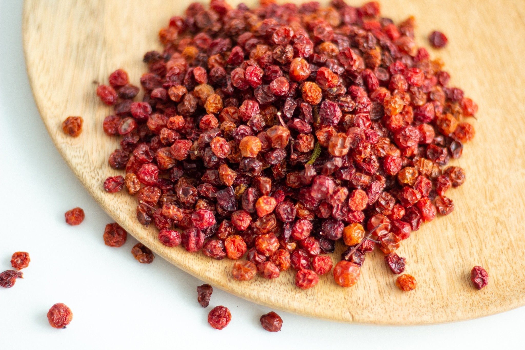 Dried Red Viburnum berries 50 g, Guelder rose, Viburnum opulus, Cramp Bark, wild harvested