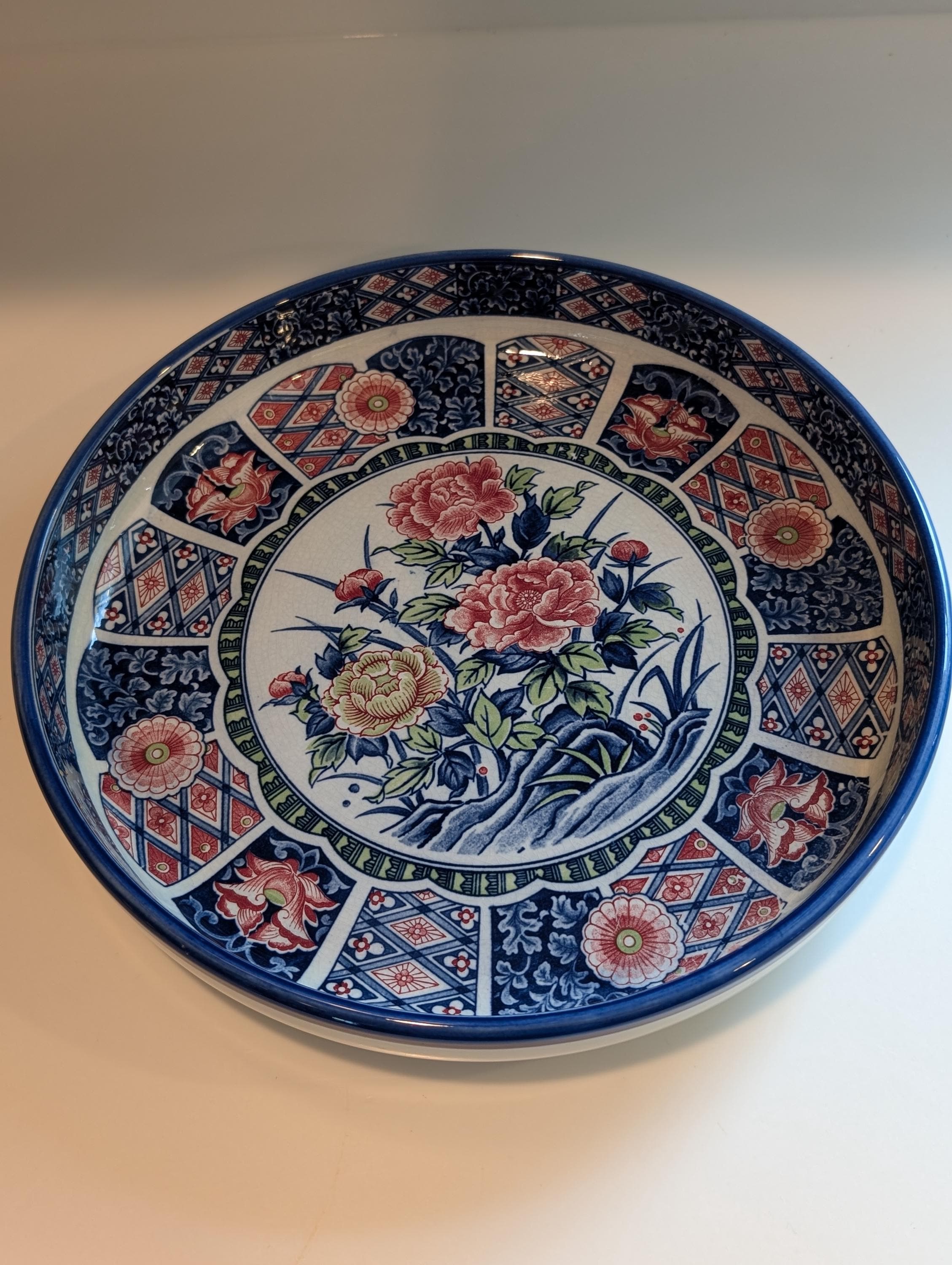 伊万里焼　骨董品　大皿　2個セット　直径36.6cm ヴィンテージ ヴィンテージ ラージ 伊万里焼 2点セット オリジナルギフトボックス