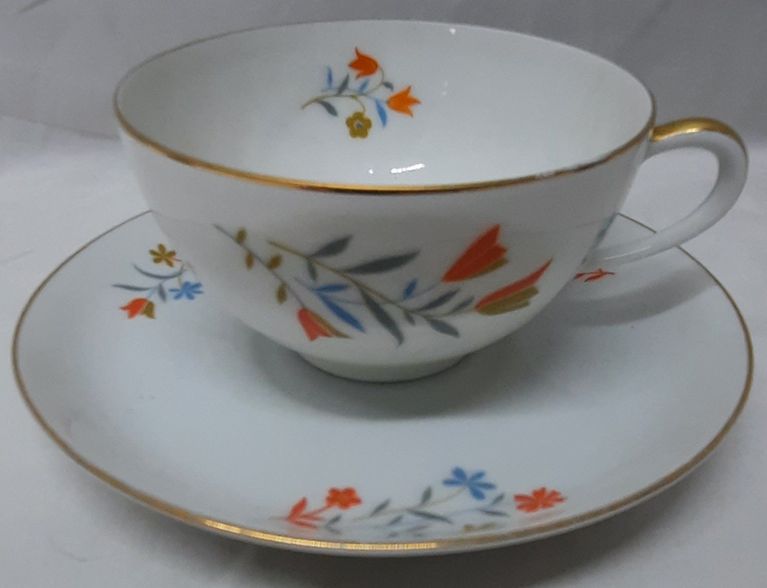 Vintage Thomas Bavaria Cup and Saucer Set Etsy