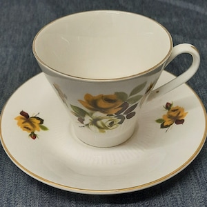 Vintage Cup and Saucer Set from Norway