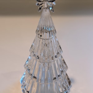 Vintage Crystal Mikasa Christmas Tree Mint Condition