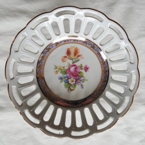 Anrique Moschendorf Bavaria Germany Reticulated Bowl