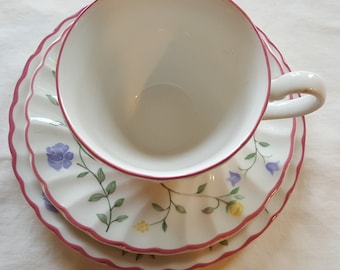 Johnson Brothers England Cup, Saucer and Sandwich Plate