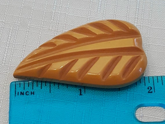 Beautiful Art Deco Bakelite Dress Clip - image 4