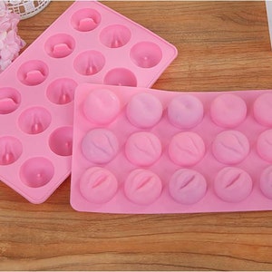 Silicone vagina penis vulva yoni tray mold ice cube food grade