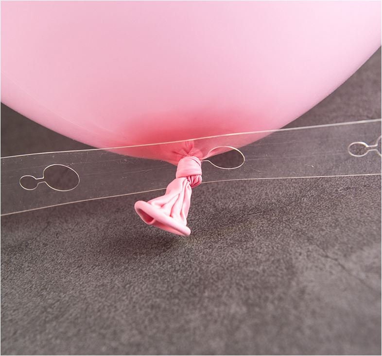 Pluokvzr 2x 5M Balloon Arch Der Strip nnect Chain Plastic DIY Tape Derating  String 