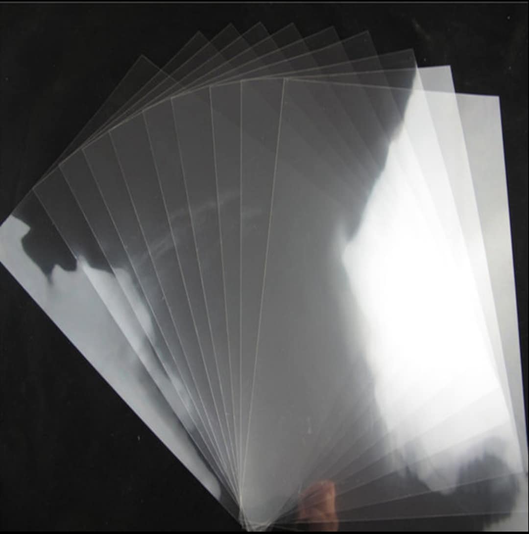 10 A4 Acetate Sheets Transparent Clear PVC OHP Acetate Film