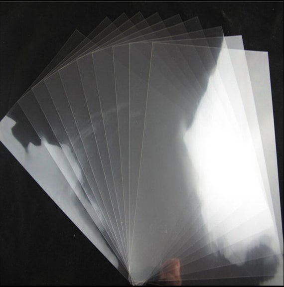10 Sheets A4 Clear Transparency Overhead Projector Film for LASER Printer /  Cover Photo