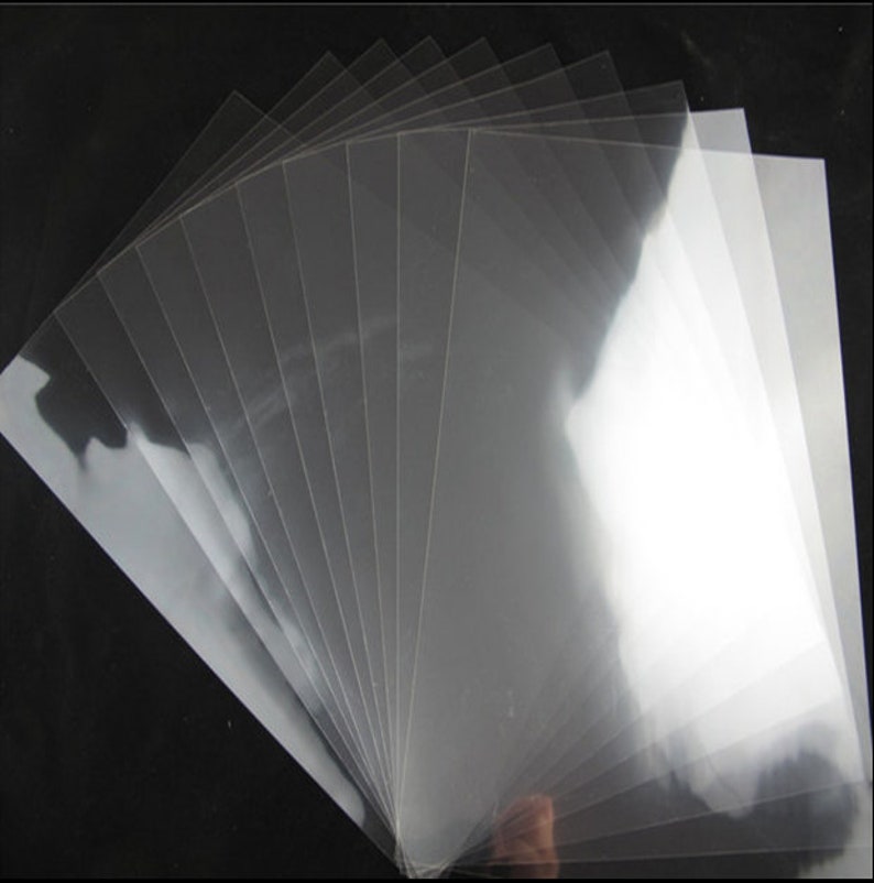 10 Sheets A4 Clear Transparency Overhead Projector Film for Etsy