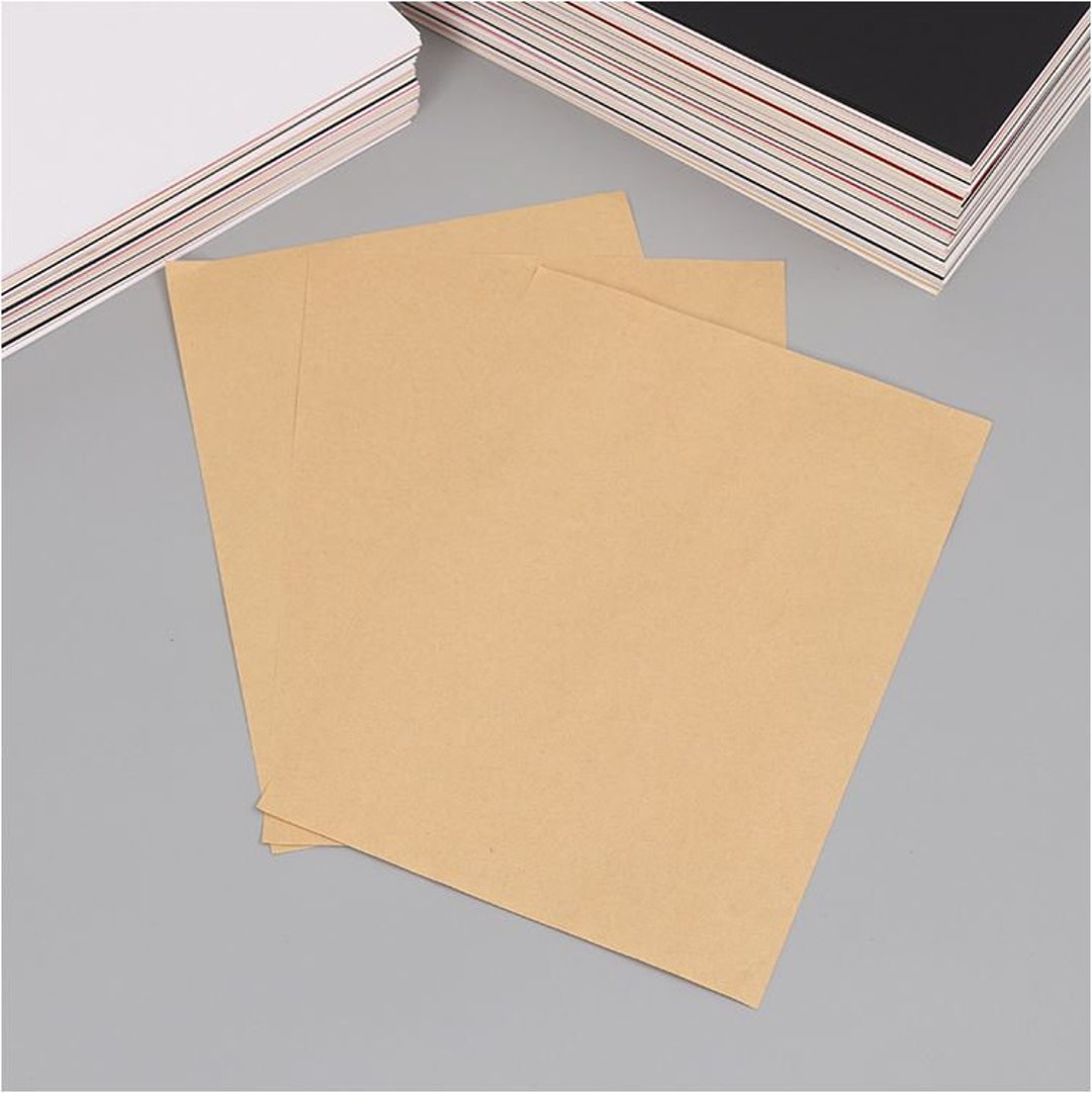 25 Sheets A4 Size Weight 250GSM Blank Brown Kraft Paper DIY Etsy