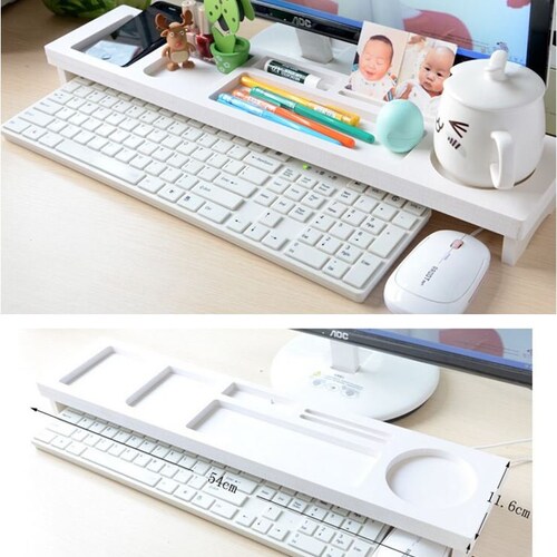 Desk Keyboard Shelf Storage Rack Office Table Desk Organizer Etsy