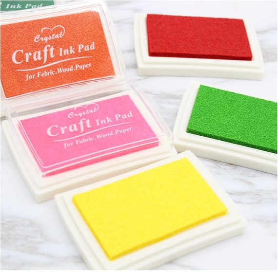 Ink Pad Inks Scrapbooking, Ink Stamp 15 Colors Inkpad