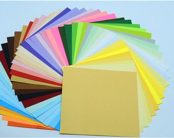 50 Color Double Side 250Sheets 15cm Square Origami Japanese Craft Paper